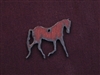 Rusted Iron Medium Trotting Horse Pendant