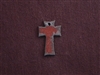 Rusted Iron Small Iron Cross Charm