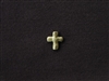 Metal Cross Bead Antique Bronze Colored