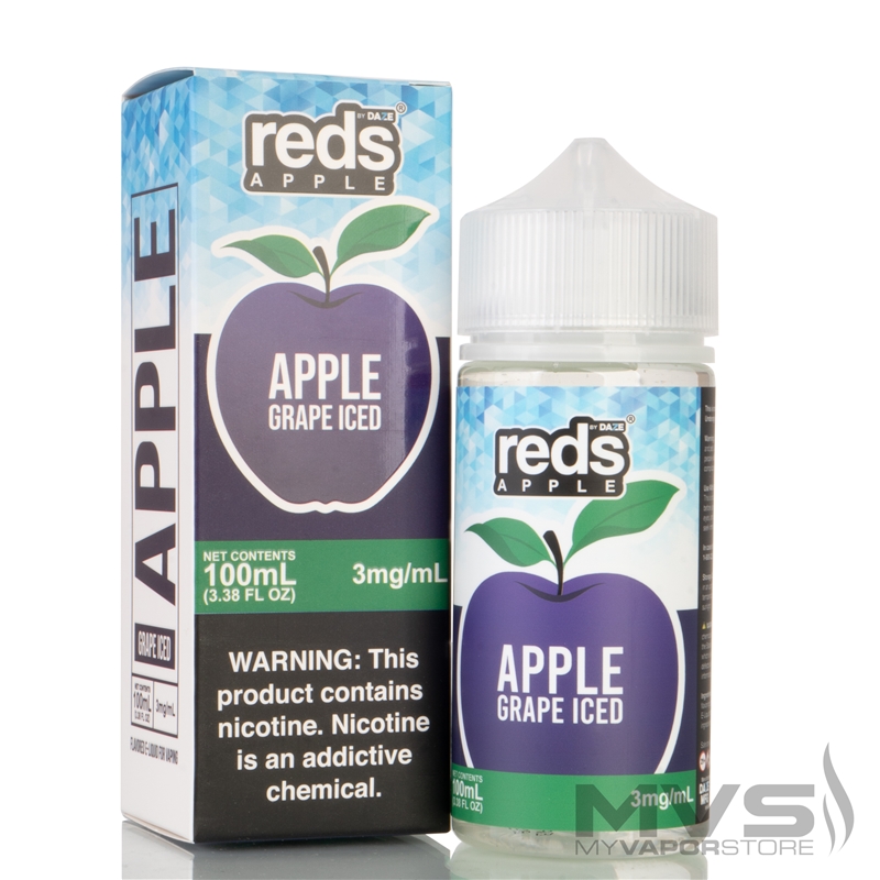 Reds Apple Grape Iced by 7 Daze - 100ml