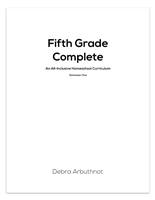 Fifth Grade Student Workbook Refill Pages for Semester One