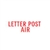 Stock Stamp LETTER POST AIR