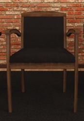 Amber Series Walnut Slat Back Wood Guest Chair CHAIR-34 by Cherryman