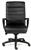 Manchester Black or Brown Leather Office Chair LE150 by Eurotech