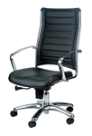 Europa Modern Leather Ergonomic Office Chair LE811 by Eurotech