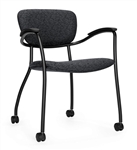 Caprice Series 3365C Mobile Training Room Chair by Global