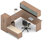 Princeton Modular Office Desk B2E1 by Global