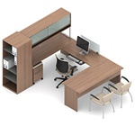 Princeton Modular Executive Desk B4R by Global