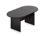 Small Racetrack Conference Table with Espresso Finish by Offices To Go