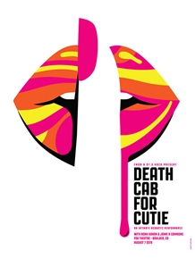 Death Cab For Cutie Concert Poster by Dan Stiles
