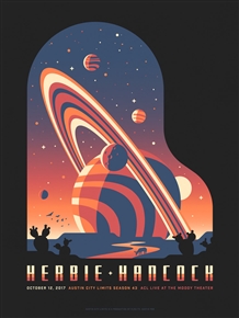 Herbie Hancock Concert Poster by DKNG