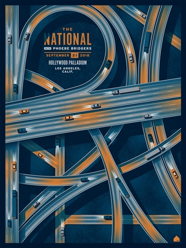 The National Concert Poster by DKNG