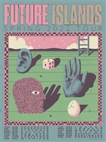 Future Islands Concert Poster by Max LÃ¶ffler