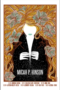 Micah P Hinson Concert Poster by Sabrina Gabrielli