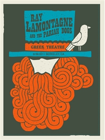Ray Lamontagne Concert Poster by Methane Studios