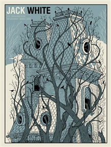 Jack White Concert Poster by Methane Studios