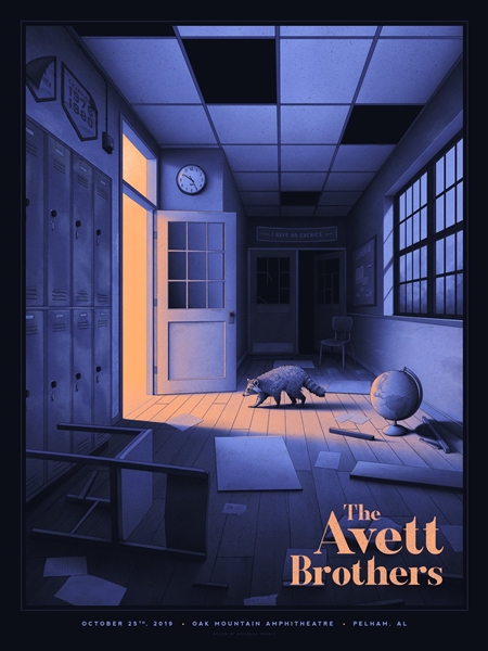 The Avett Brothers Concert Poster by Nicholas Moegly