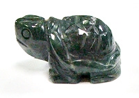A11-01 38mm STONE TURTLE IN MOSS AGATE
