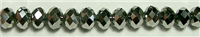 MCS-02-8mm SILVER CRYSTAL METALLIC RONDELL BEADS