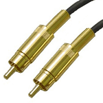 Calrad Electronics 55-809G 10' Gold RCA Male to Male Cable