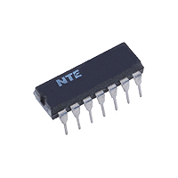 NTE4042B NTE Electronics Integrated Circuit CMOS Quad Clocked D-type Latch 16-lead DIP