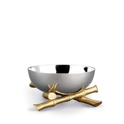 L'objet Bambou 24K Gold-Plate Small Bowl