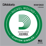 D'Addario  Single XL Nickel Wound 060