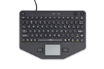 iKey Compact Mobile Keyboard Touchpad (USB) (Black) | SL-80-TP-USB