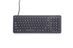iKey SlimKey Backlit Industrial Keyboard  (USB) (Black) | SLK-101-USB