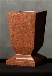 Beveled Granite Vase