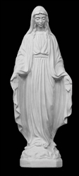 14" Our Lady of Grace Marble Statue
