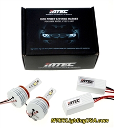 MTEC H8 V4 26W Cree LED BMW Angel Eye Bulbs E90 E91 3 Series 2009-2011 (2018 Model)