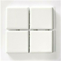 4x4 Essential White Matte Subway Ceramic Tile Kitchen Backsplash