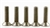KYO1-S34015HT Kyosho Titanium Flat Head Screw M4 x 15mm - Package of 10