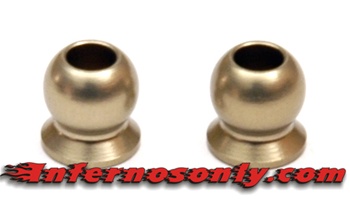 KYOIF462H Kyosho Inferno MP9 5.8mm Flanged Hard Anodized 7075 Aluminum Balls - Package of 2
