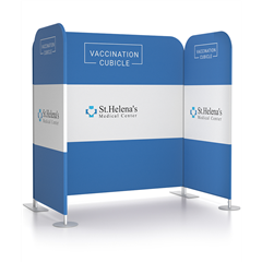 vaccine booth