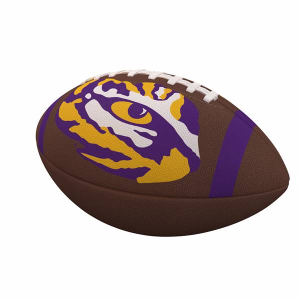 Louisiana State University LSU Tigers Team Stripe Official-Size Composite Football 93FC - FS Comp FB