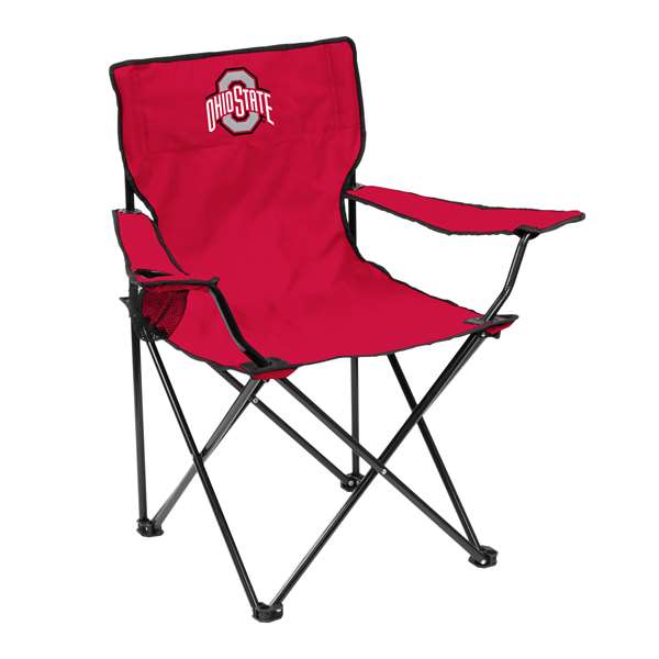 Ohio State University Buckeyes Quad Folding Chair with Carry Bag 
