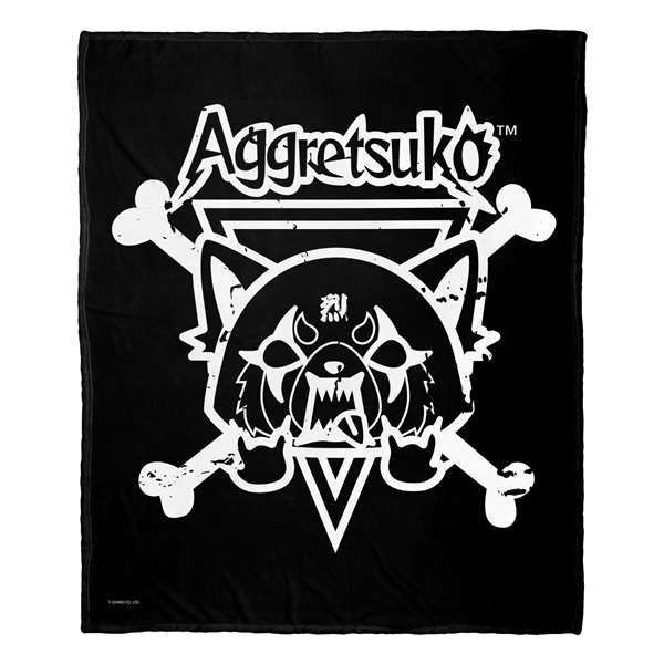 Aggretsuko, Heavy Metal  Silk Touch Throw Blanket 50"x60"  