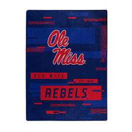 Mississippi Ole Miss Rebels Digitize Raschel Throw Blanket