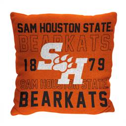 Sam Houston State Bearkats Stacked 20 in. Woven Pillow