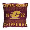 Central Michigan Chippewas Stacked 20 in. Woven Pillow