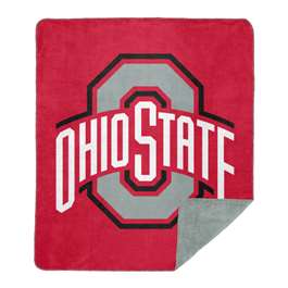 Ohio State Buckeyes  Sliver Knit Throw Blanket