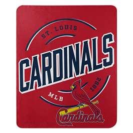 St. Louis Cardinals Campaign Fleece Throw Blanket 50X60 inches