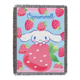 Cinnamoroll Strawberry Surprise Tapestry Throws 48"x60"  