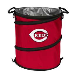 Cincinnati Reds 3-in-1 Collapsible Trash Can - Cooler - Hamper 