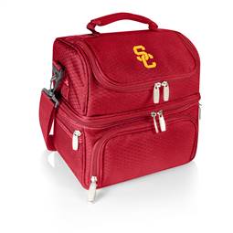 USC Trojans Two Tiered Insulated Lunch Cooler  