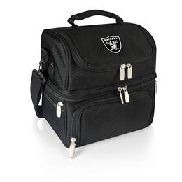 Las Vegas Raiders Two Tiered Insulated Lunch Cooler