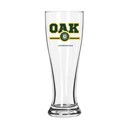 Oakland Athletics 16oz Lettermand Pilsner Glass (2 Pack)