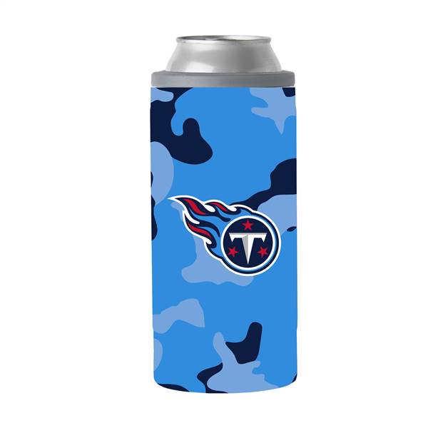 Tennessee Titans Camo Swagger 12oz Slim Can Coolie